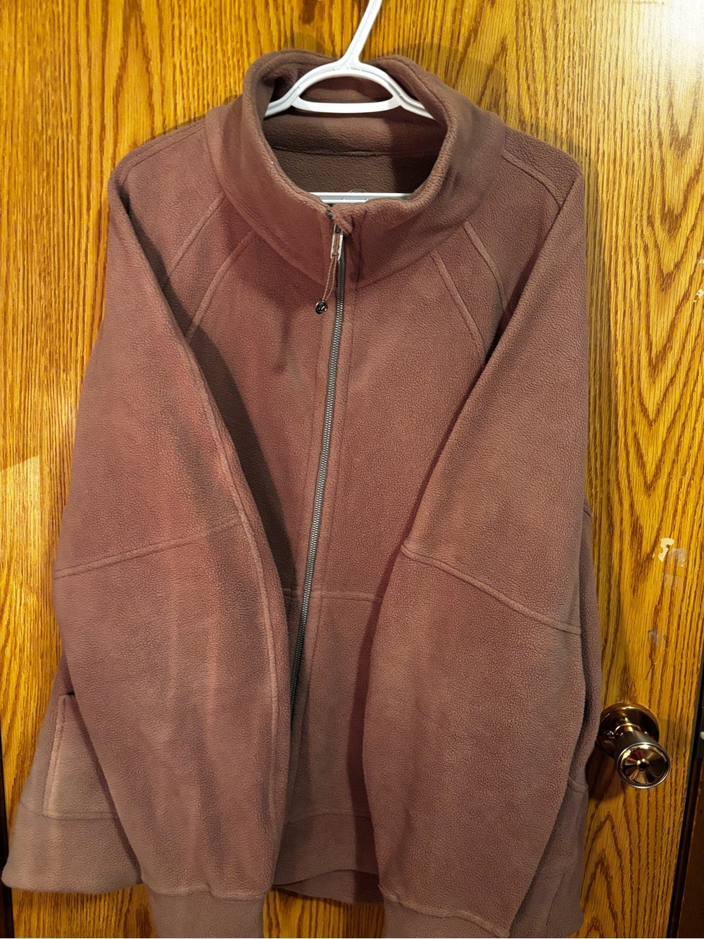 lululemon athletica Mauve Full-Zip Fleece Jacket